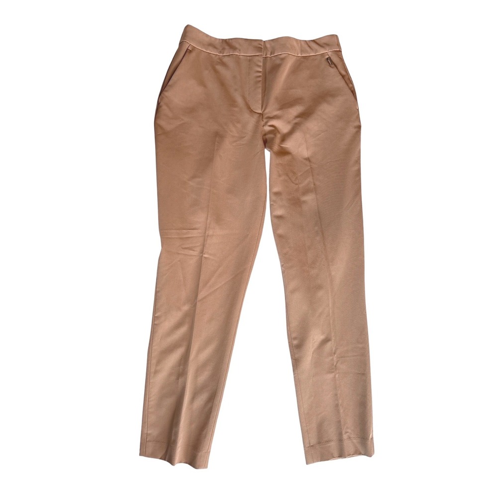 Tommy Hilfiger Tan Stretch Ankle Pants, Size 8, Casual, Classic, Comfortable
